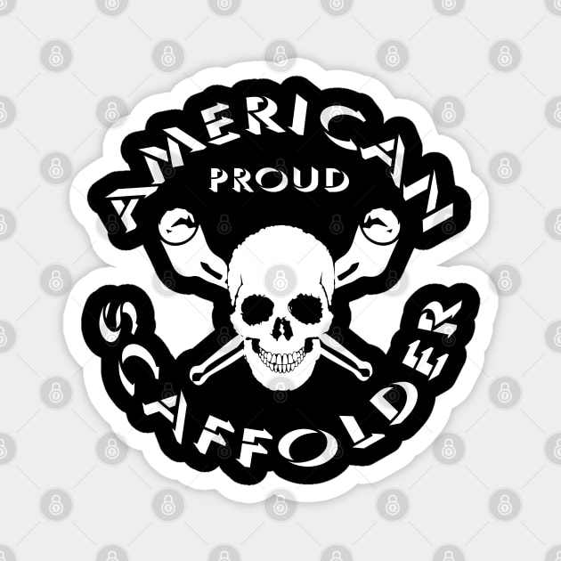 Proud American Scaffolder Magnet by Scaffoldmob