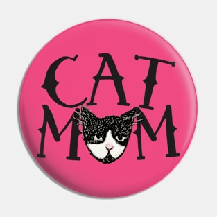 Cat Mom Pin