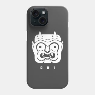 Stylized Oni mask Phone Case