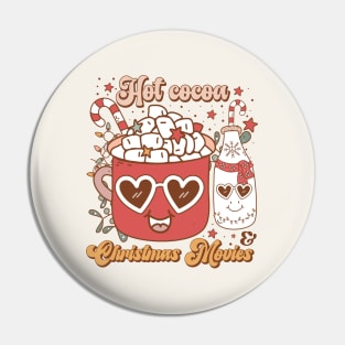 Hot Cocoa And Christmas Movies Pin