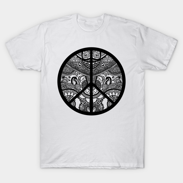 Discover Peace - Peace Symbol - T-Shirt