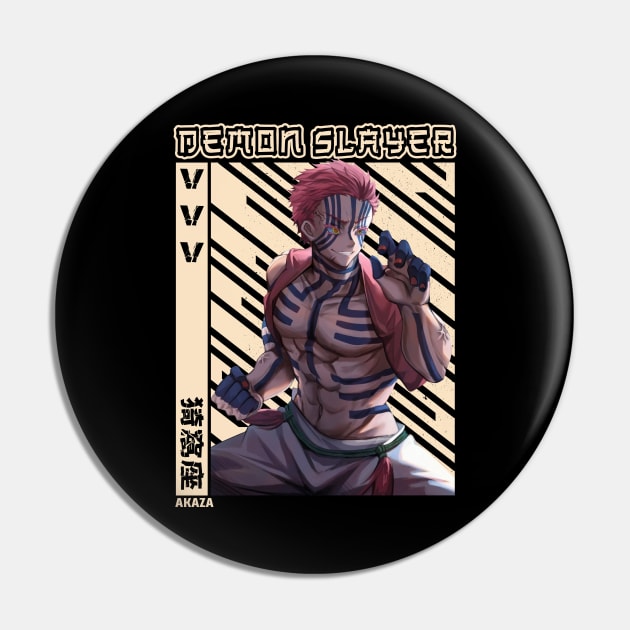 Akaza - Demon Slayer Pin by Otaku Emporium