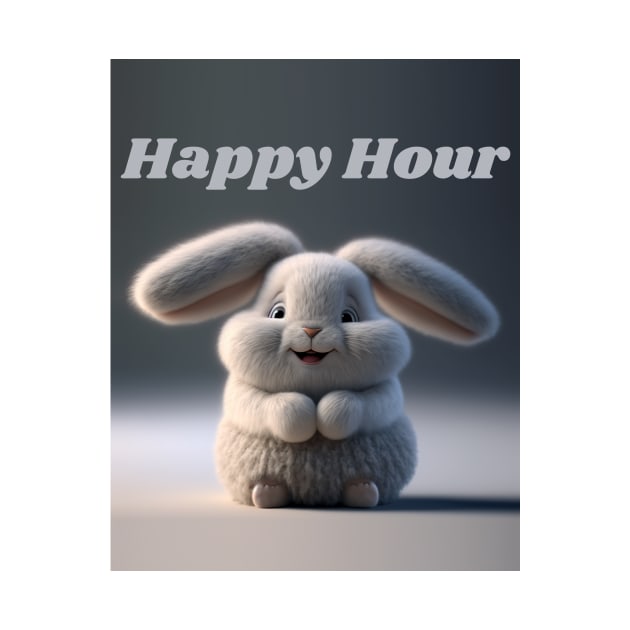 Jenny the Bunny - Happy Hour by TheArtfulAI