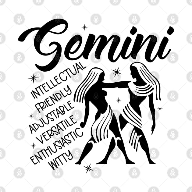 Gemini Zodiac Sign Positive Personality Traits by The Cosmic Pharmacist