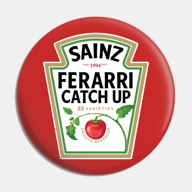 Carlos Sainz Ketchup Pin by Schroenuff