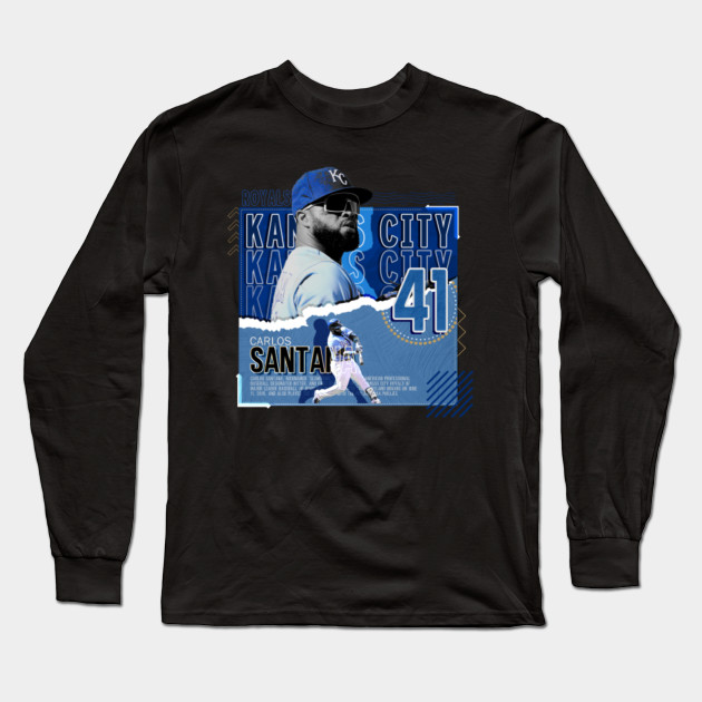 Rinkha Carlos Santana Baseball Edit Royals T-Shirt