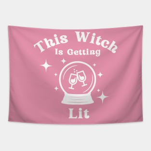 This Witch is Getting Lit Bachelorette Tapestry