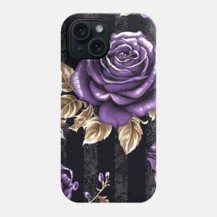 Shimmer Roses Pattern Phone Case