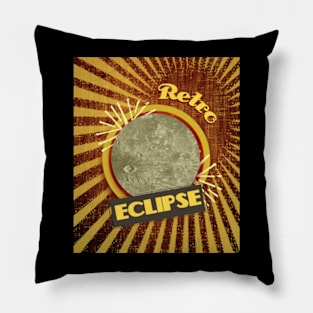 Retro Eclipse Pillow