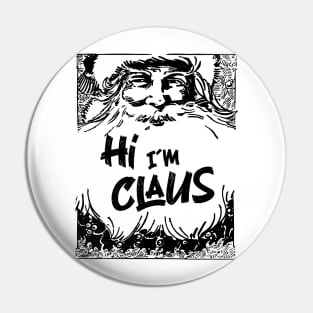 Hi I´m Santa Claus Pin