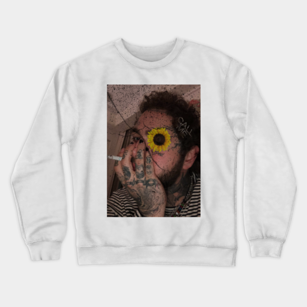 post malone sunflower sweatshirt