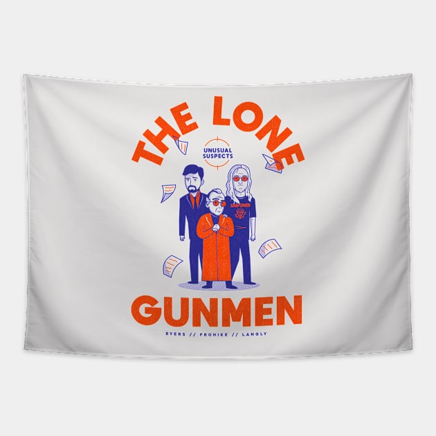 The Lone Gunmen Tapestry by rafaelkoff