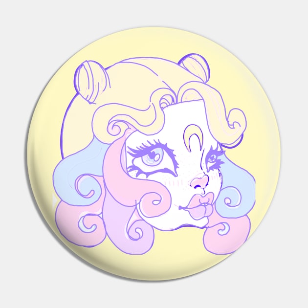 Pastel Girl Pin by Flowersintheradiator