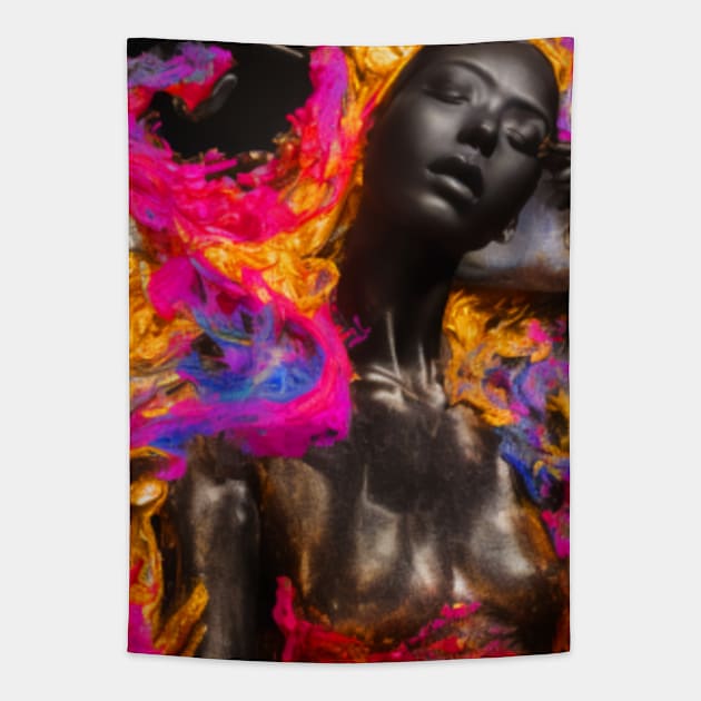 Oil Aura Tapestry by Bespired