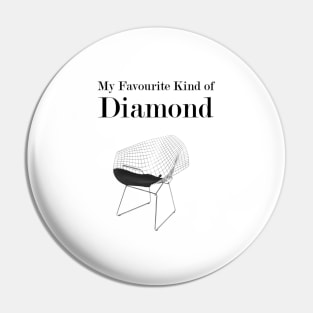 My Favourite Kind of Diamond- Diamond Chair Harry Bertoia Pin