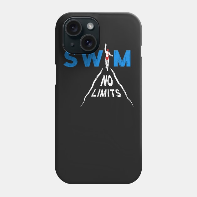 Swim Girl No Limits Phone Case by atomguy