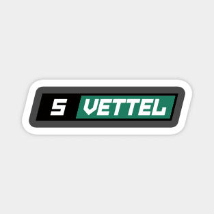 Sebastian Vettel 5 F1 Driver Magnet