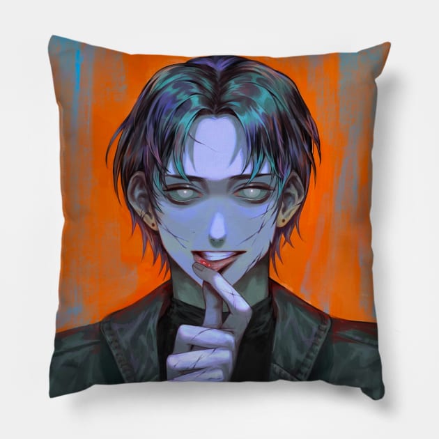 Mouth disease Pillow by BAREM