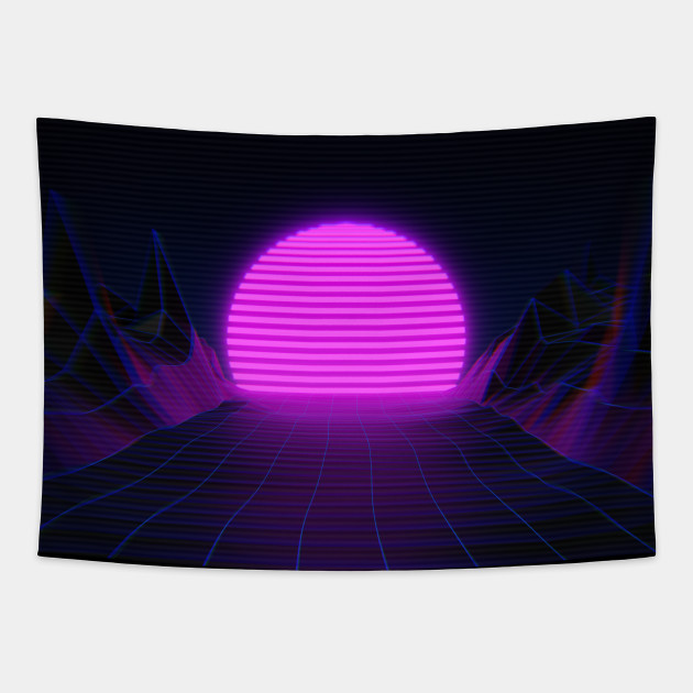 Aesthetic Sun Vaporwave Tapisserie Teepublic De