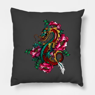 Colorful Dragon Pillow