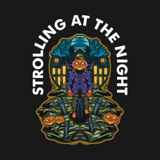 Halloween Design “Strolling At The Night” T-Shirt