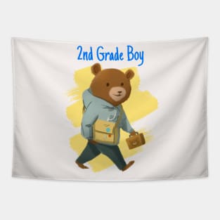 Second Grade Boy Tapestry