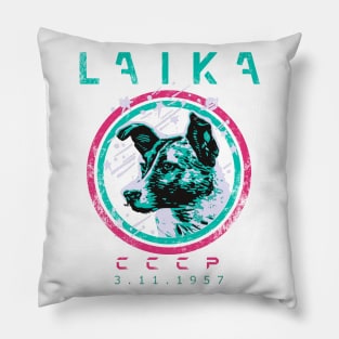 Laika the Space Dog Pillow