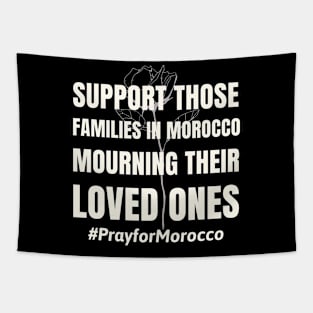 Pray for Morocco families Tapestry