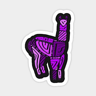 Abstract Llama Magnet