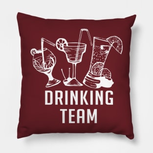 Drinking Team Pillow