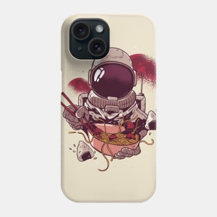 Ramen Astronaut Design Phone Case