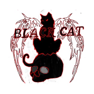 Black cat! T-Shirt