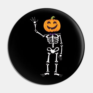 Skeletons Dancing Ballet "Happy Halloween" T-Shirt Pin