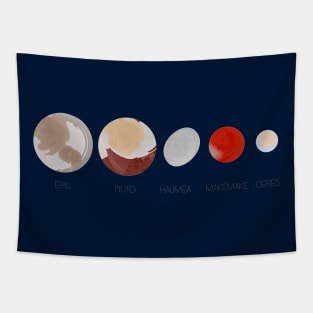 Dwarf planets Tapestry