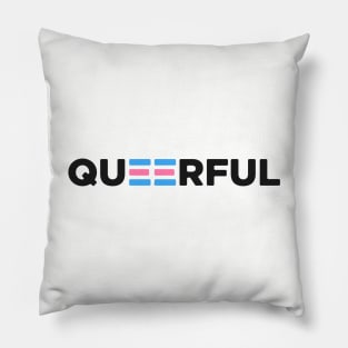 Queerful Trans Pride Pillow