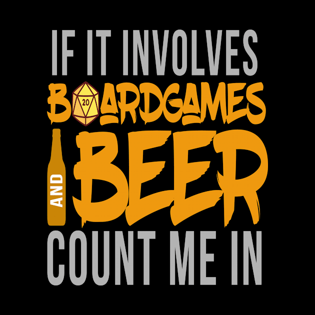 Board Games And Beer Board Game Nerd by MooonTees