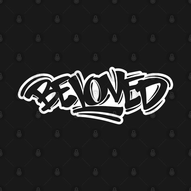 Beloved Graffiti - White Outline by Crossight_Overclothes