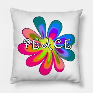 Peace Flower Pillow