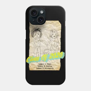 Class Of 2020: Justice, Peace, Solidarity Phone Case