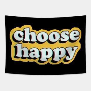 Choose Happy Tapestry