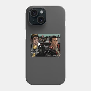 Dogma "Two Angels At An Airport" Loki & Bartelby portrait (digital) Phone Case