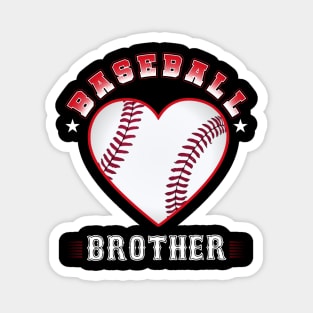 Brother Baseball Team Family Matching Gifts Funny Sports Lover Player Magnet