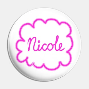 Nicole. Female name. Pin