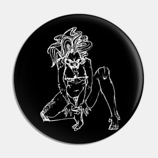 Manic Monster Pin