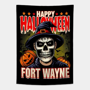 Fort Wayne Halloween Tapestry