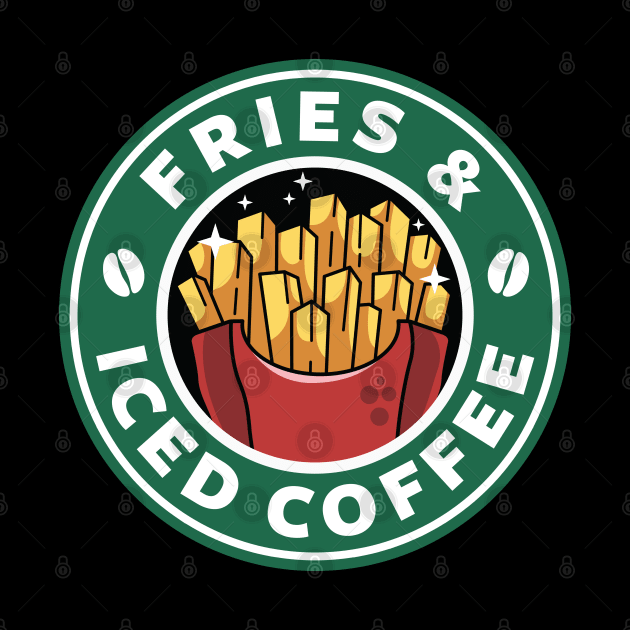 Fries and Iced Coffee by spacedowl