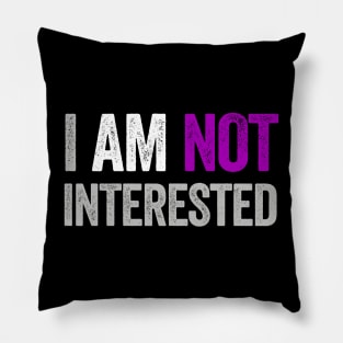 I am not interested Pillow