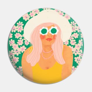 In Love with Spring Pin