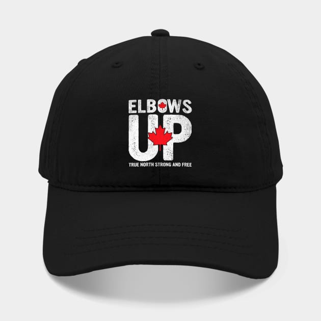 Discover Elbows up Canada Cap, Maple Leaf Canada Hat, Strong and Free Canadian, Embroidered Hat