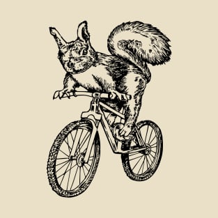 SEEMBO Squirrel Cycling Bicycle Cyclist Bicycling Bike Biker T-Shirt